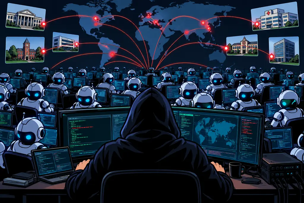 Un solo hacker e centinaia di agenti IA: 11 organizzazioni violate in 26 secondi